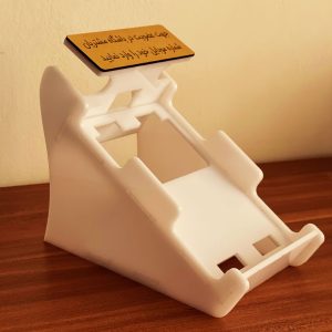 پایه دستگاه ثبت شماره مشتری سفید