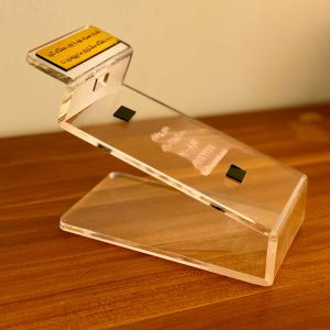 پایه دستگاه ثبت شماره مشتری شفاف